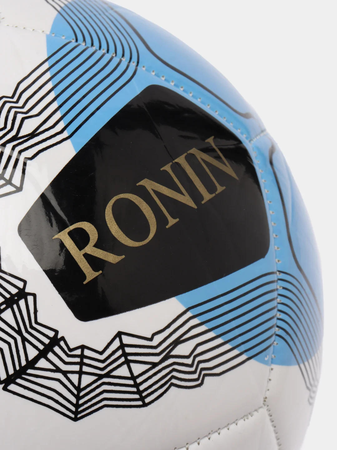Синий мяч футбольный Ronin N5