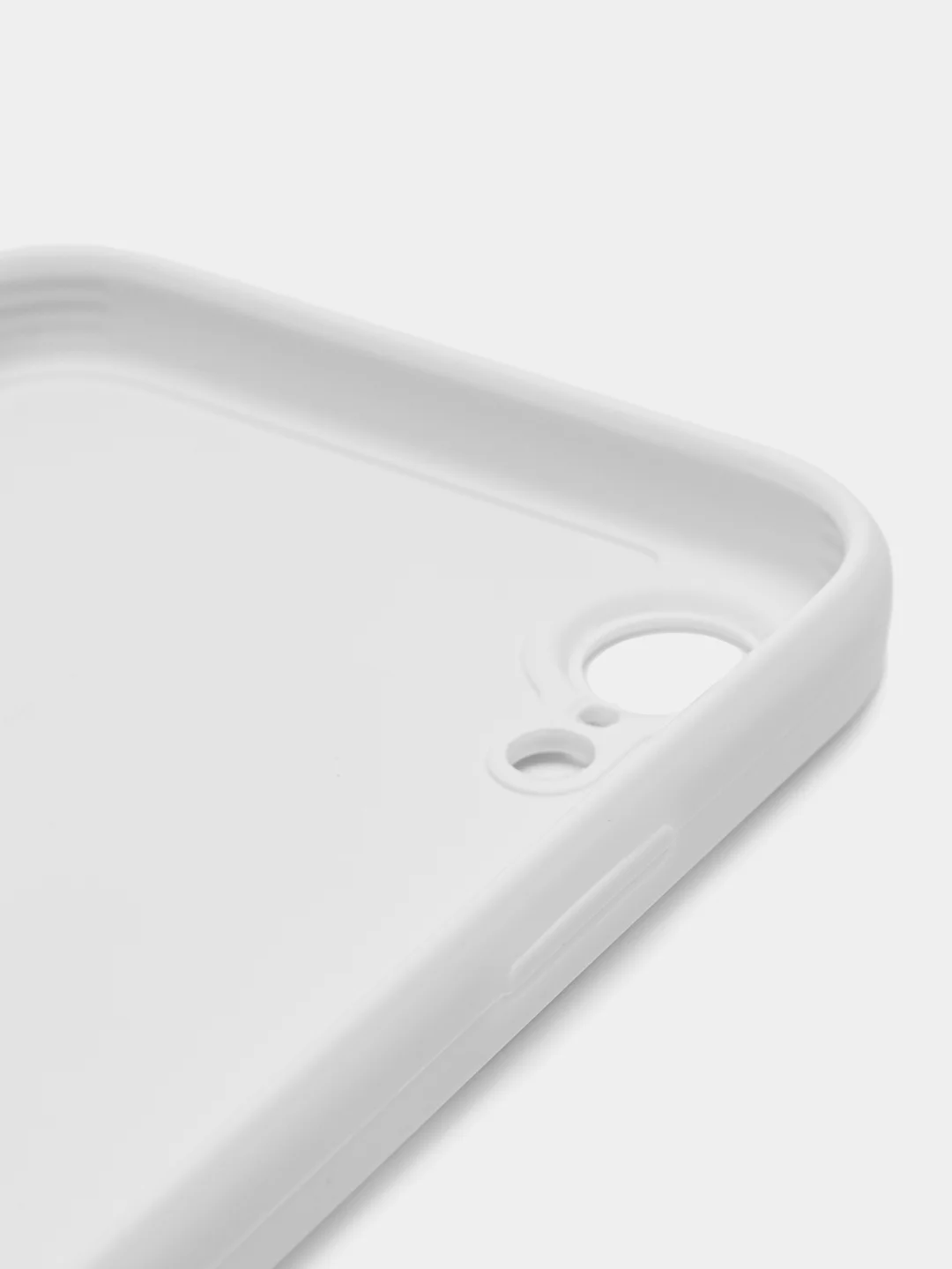 Белый чехол для iPhone XR (Айфон хр), силиконовый, айфон