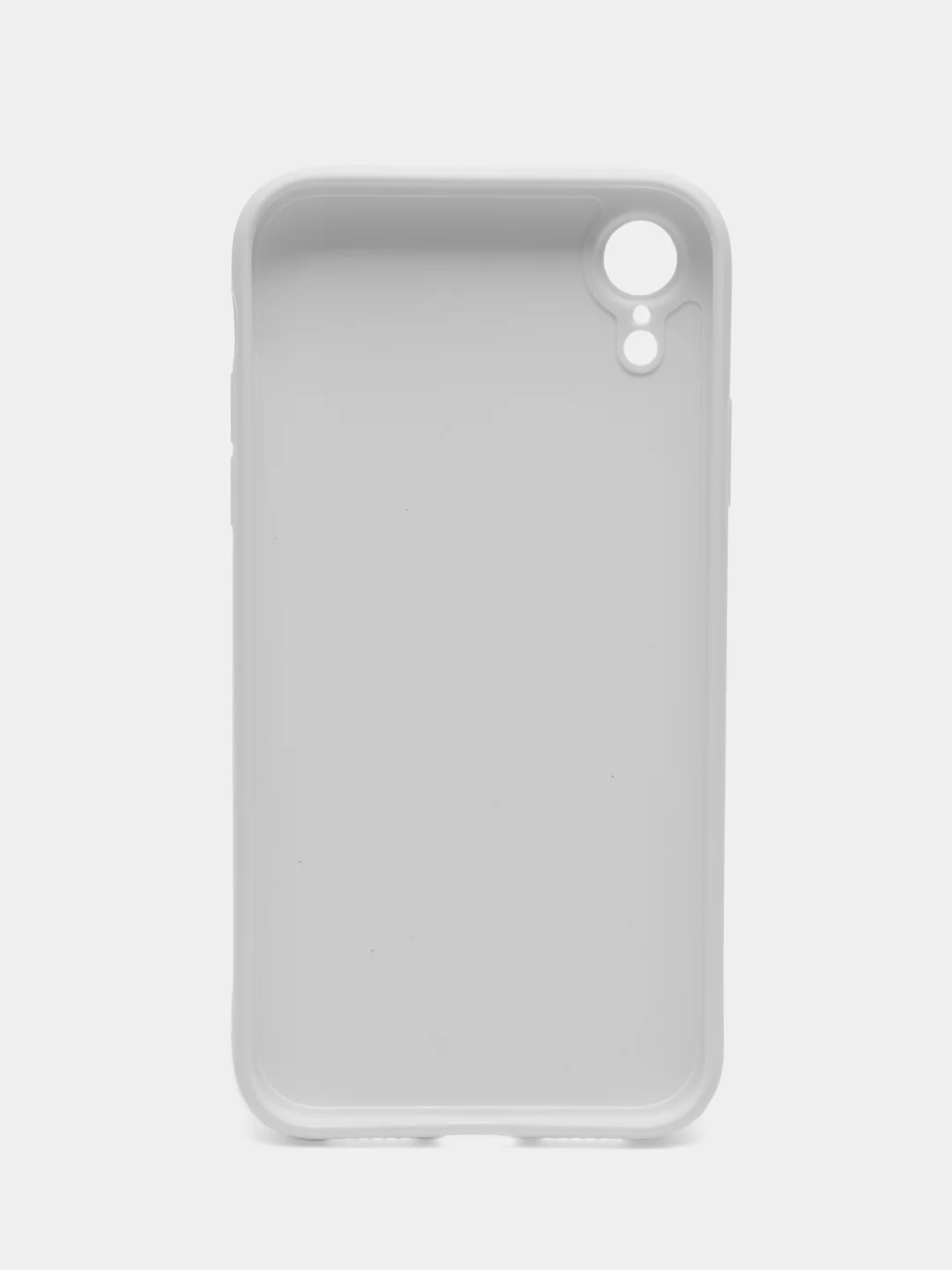 Белый чехол для iPhone XR (Айфон хр), силиконовый, айфон
