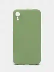 Зеленый чехол для iPhone XR (Айфон хр), силиконовый, айфон
