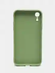 Зеленый чехол для iPhone XR (Айфон хр), силиконовый, айфон