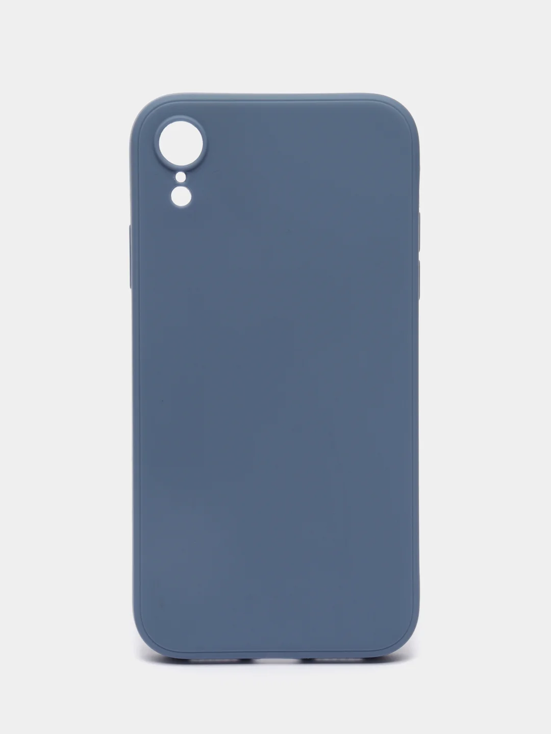 Синий меланж чехол для iPhone XR (Айфон хр), силиконовый, айфон