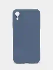Синий меланж чехол для iPhone XR (Айфон хр), силиконовый, айфон