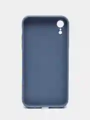 Синий меланж чехол для iPhone XR (Айфон хр), силиконовый, айфон