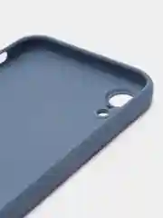 Синий меланж чехол для iPhone XR (Айфон хр), силиконовый, айфон