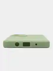 Зеленый силиконовый чехол для HUAWEI Nova Y61 (Хуавей Нова У61), прозрачный