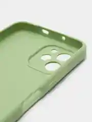 Зеленый силиконовый чехол для HUAWEI Nova Y61 (Хуавей Нова У61), прозрачный