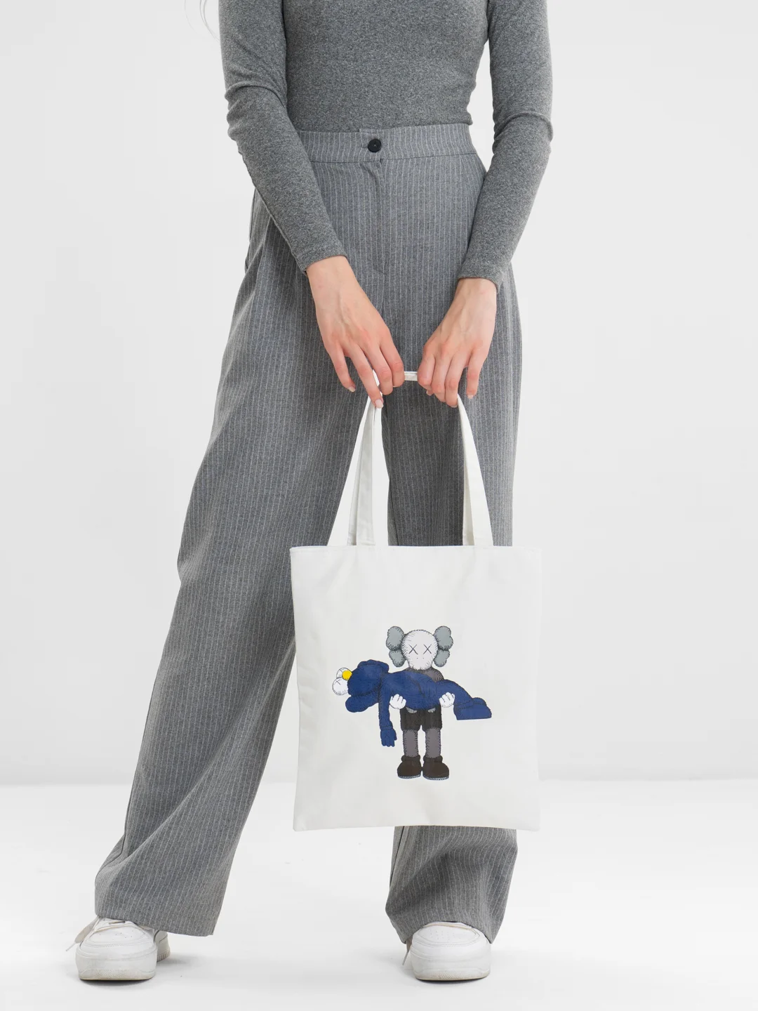 Темно-синий сумка-шоппер Kaws