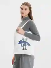 Темно-синий сумка-шоппер Kaws