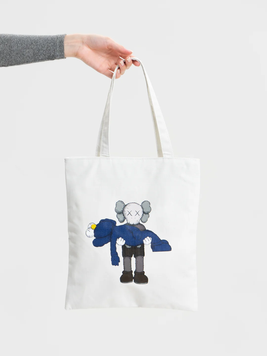 Темно-синий сумка-шоппер Kaws