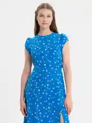 Синий платье летнее