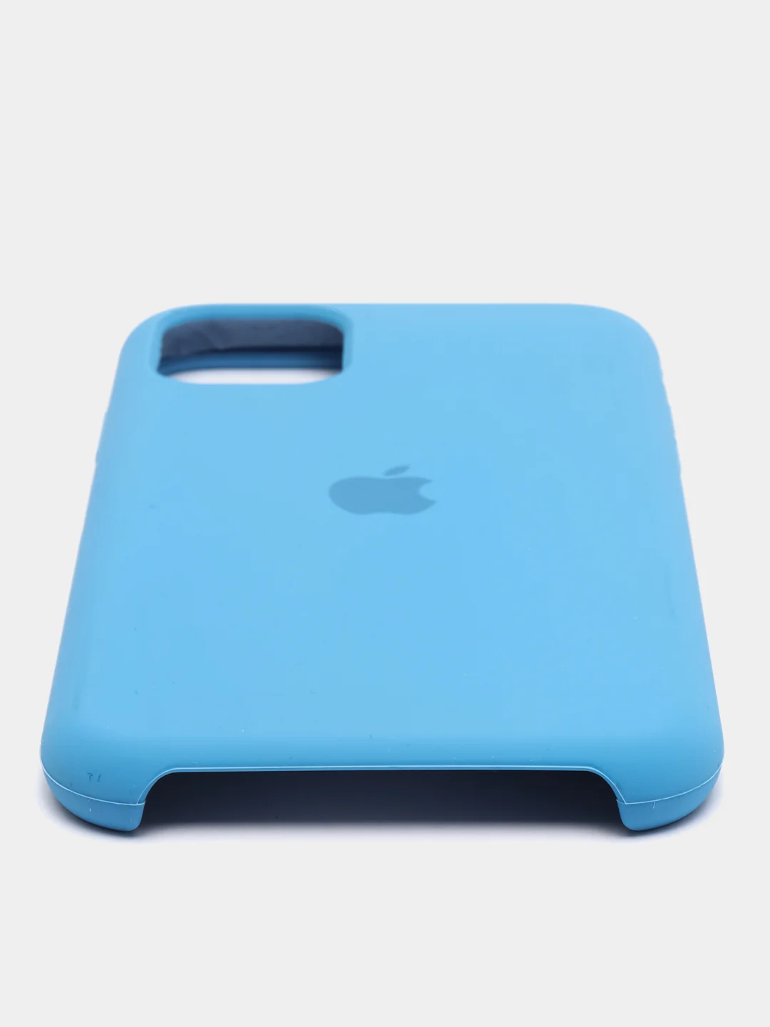 Лазурный чехол Silicone Case для iPhone 11, с открытым низом