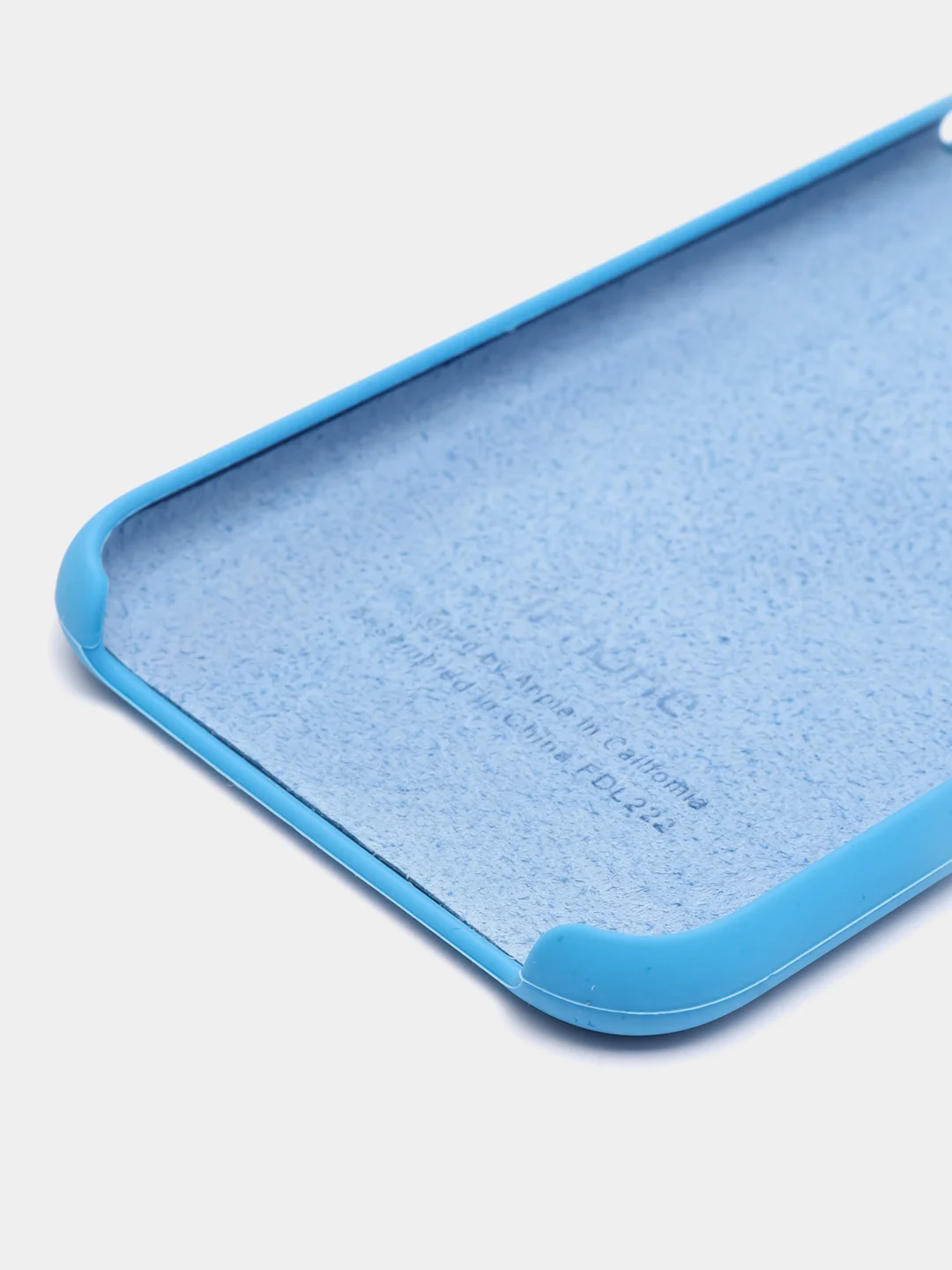 Лазурный чехол Silicone Case для iPhone 11, с открытым низом