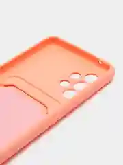Пастельно-коралловый чехол с карманом для Samsung Galaxy A53 5G (Самсунг А53 5G)