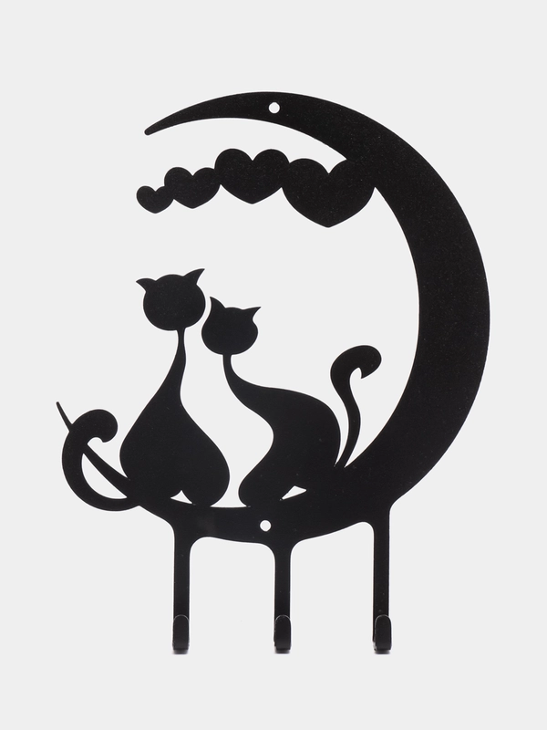 Ключница настенная "Кошки", металлическая