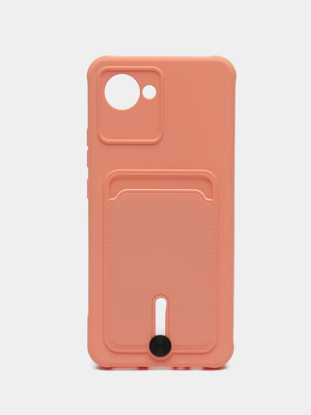 Пастельно-коралловый силиконовы чехол для Realme C30 / C30S / 50i PRIME (Реалми С30 / 50И Прайм) прозрачный