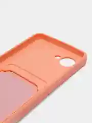 Пастельно-коралловый силиконовы чехол для Realme C30 / C30S / 50i PRIME (Реалми С30 / 50И Прайм) прозрачный