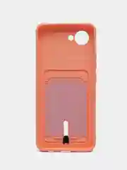 Пастельно-коралловый силиконовы чехол для Realme C30 / C30S / 50i PRIME (Реалми С30 / 50И Прайм) прозрачный