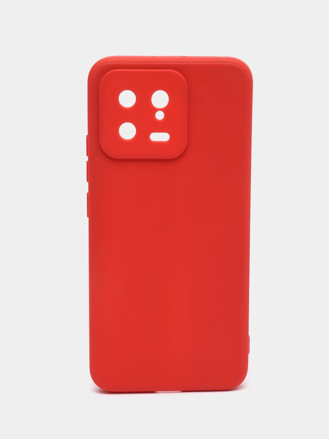 Коралловый чехол для Xiaomi 13, силиконовый, (Ксиоми 13), c защитой камеры