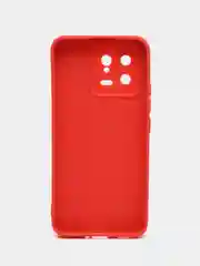 Коралловый чехол для Xiaomi 13, силиконовый, (Ксиоми 13), c защитой камеры