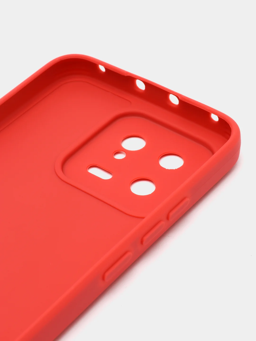 Коралловый чехол для Xiaomi 13, силиконовый, (Ксиоми 13), c защитой камеры