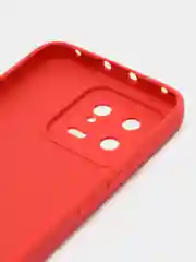 Коралловый чехол для Xiaomi 13, силиконовый, (Ксиоми 13), c защитой камеры
