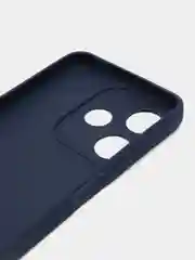 Темно-синий силиконовый чехол для Tecno Spark 10 / Spark 10C (Спарк 10 / Спарк 10С) , прозрачный