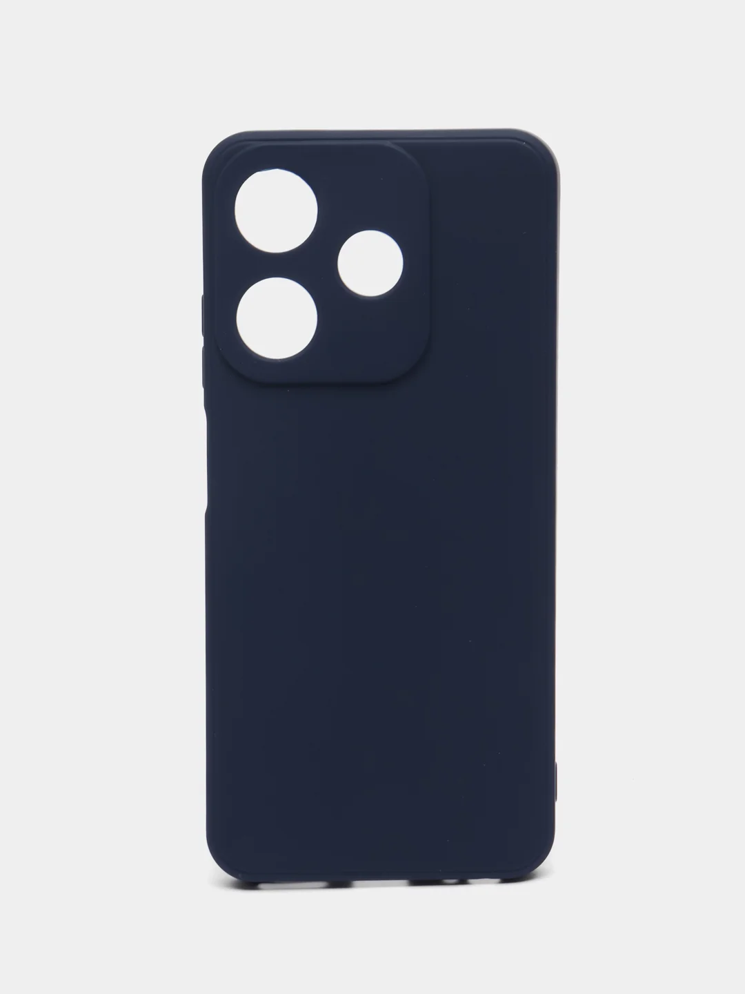 Темно-синий силиконовый чехол для Tecno Spark 10 / Spark 10C (Спарк 10 / Спарк 10С) , прозрачный