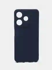 Темно-синий силиконовый чехол для Tecno Spark 10 / Spark 10C (Спарк 10 / Спарк 10С) , прозрачный