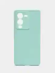 Мятный чехол для Vivo V25 Pro 5G силиконовый (Виво В25 про 5джи)  с защитой камеры