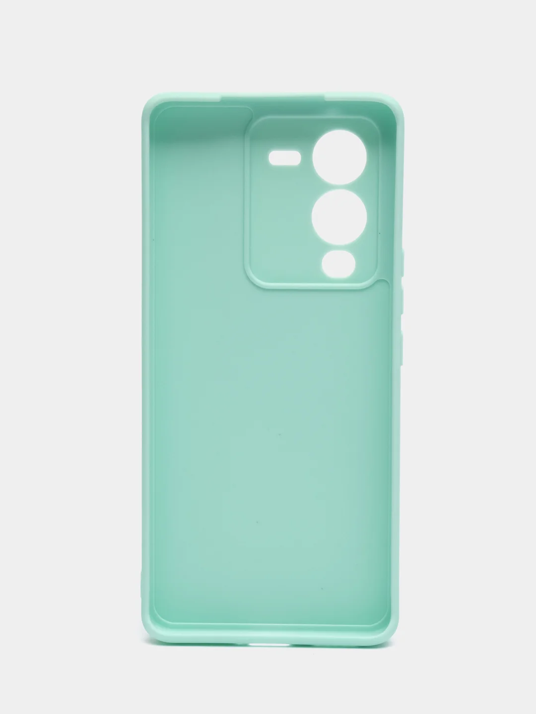 Молочный чехол для Vivo V25 Pro 5G силиконовый (Виво В25 про 5джи)  с защитой камеры