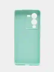 Молочный чехол для Vivo V25 Pro 5G силиконовый (Виво В25 про 5джи)  с защитой камеры