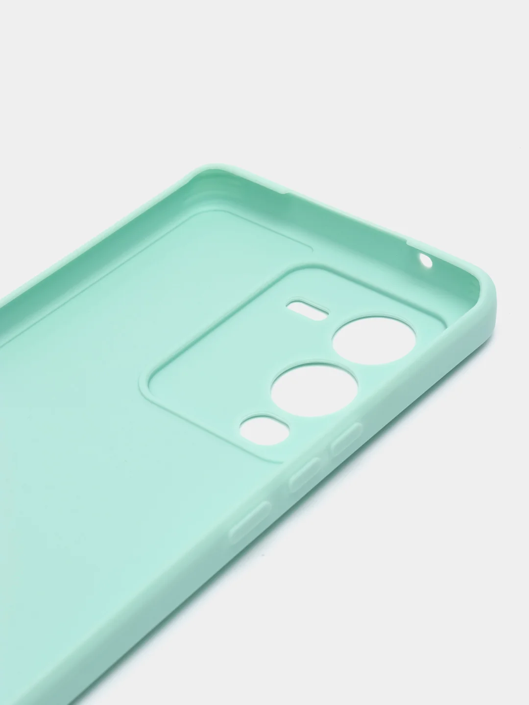 Молочный чехол для Vivo V25 Pro 5G силиконовый (Виво В25 про 5джи)  с защитой камеры