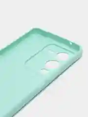 Молочный чехол для Vivo V25 Pro 5G силиконовый (Виво В25 про 5джи)  с защитой камеры