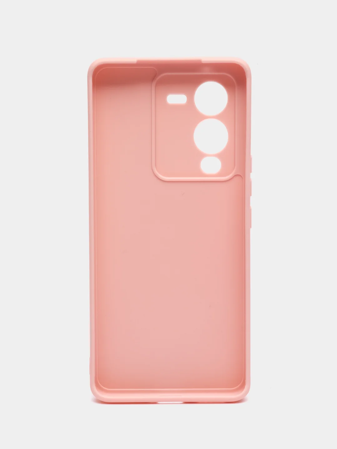 Пудровый чехол для Vivo V25 Pro 5G силиконовый (Виво В25 про 5джи)  с защитой камеры