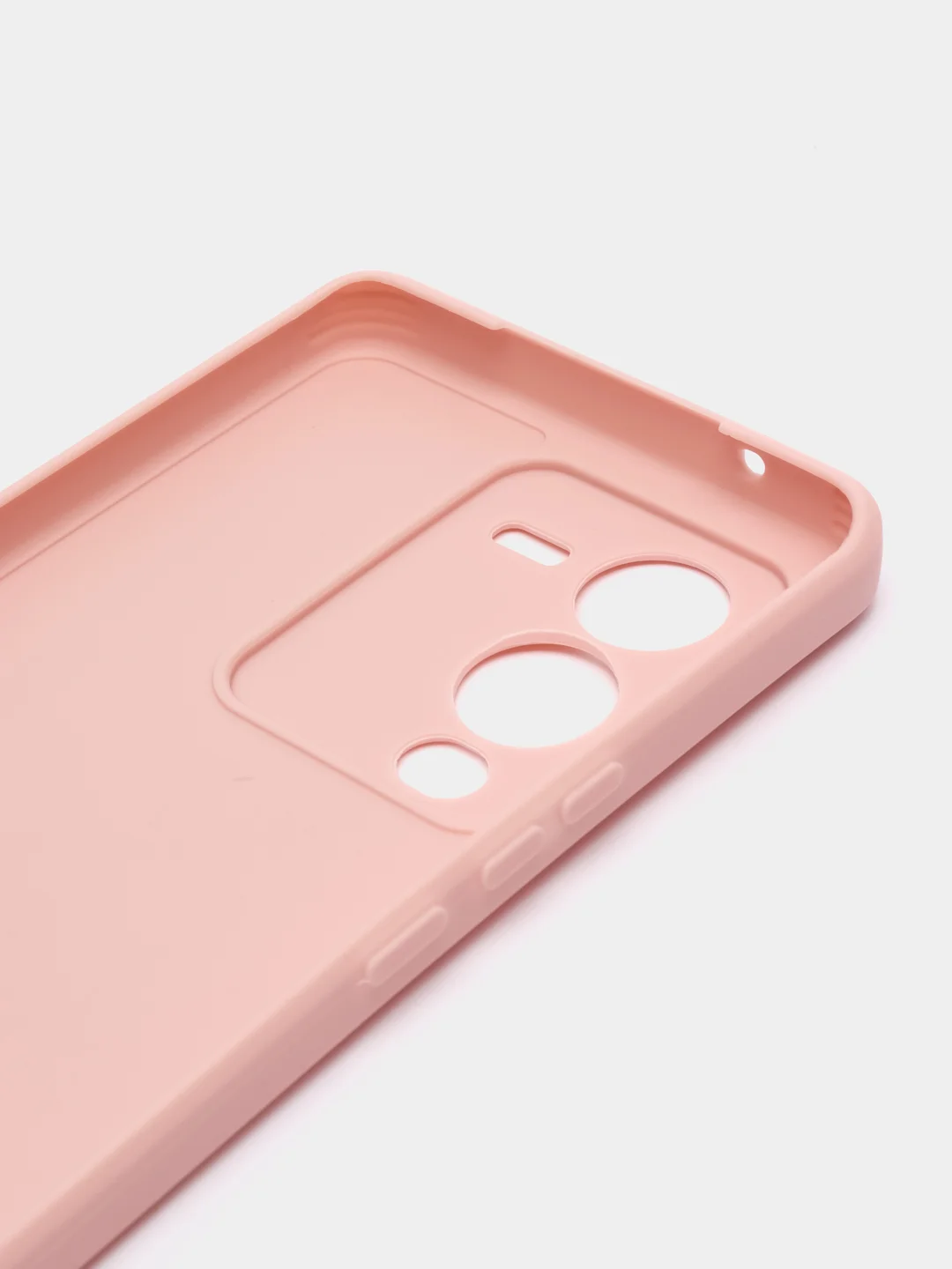 Пудровый чехол для Vivo V25 Pro 5G силиконовый (Виво В25 про 5джи)  с защитой камеры