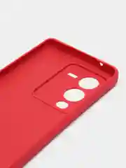 Коралловый чехол для Vivo V25 Pro 5G силиконовый (Виво В25 про 5джи)  с защитой камеры