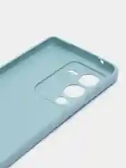 Светло-синий чехол для Vivo V25 Pro 5G силиконовый (Виво В25 про 5джи)  с защитой камеры