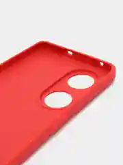 Коралловый чехол для Oppo Reno 8T 5G (Оппо Рено 8Т 5Г), силиконовый, c защитой камеры