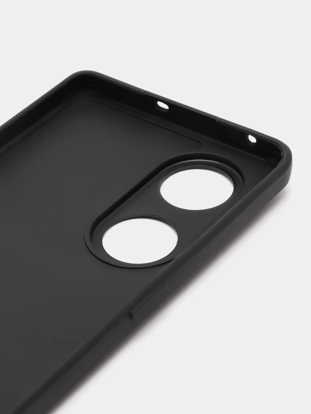 Черный чехол для Oppo Reno 8T 5G (Оппо Рено 8Т 5Г), силиконовый, c защитой камеры