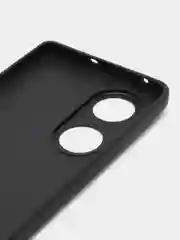 Черный чехол для Oppo Reno 8T 5G (Оппо Рено 8Т 5Г), силиконовый, c защитой камеры