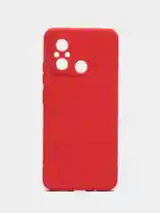 Коралловый чехол для Xiaomi Redmi 12C (Редми 12С) , силиконовый, c защитой камеры