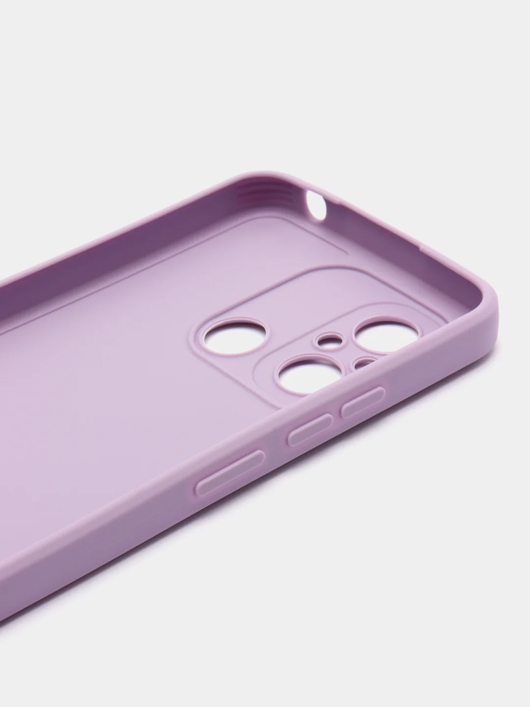 Лавандовый чехол для Xiaomi Redmi 12C (Редми 12С) , силиконовый, c защитой камеры