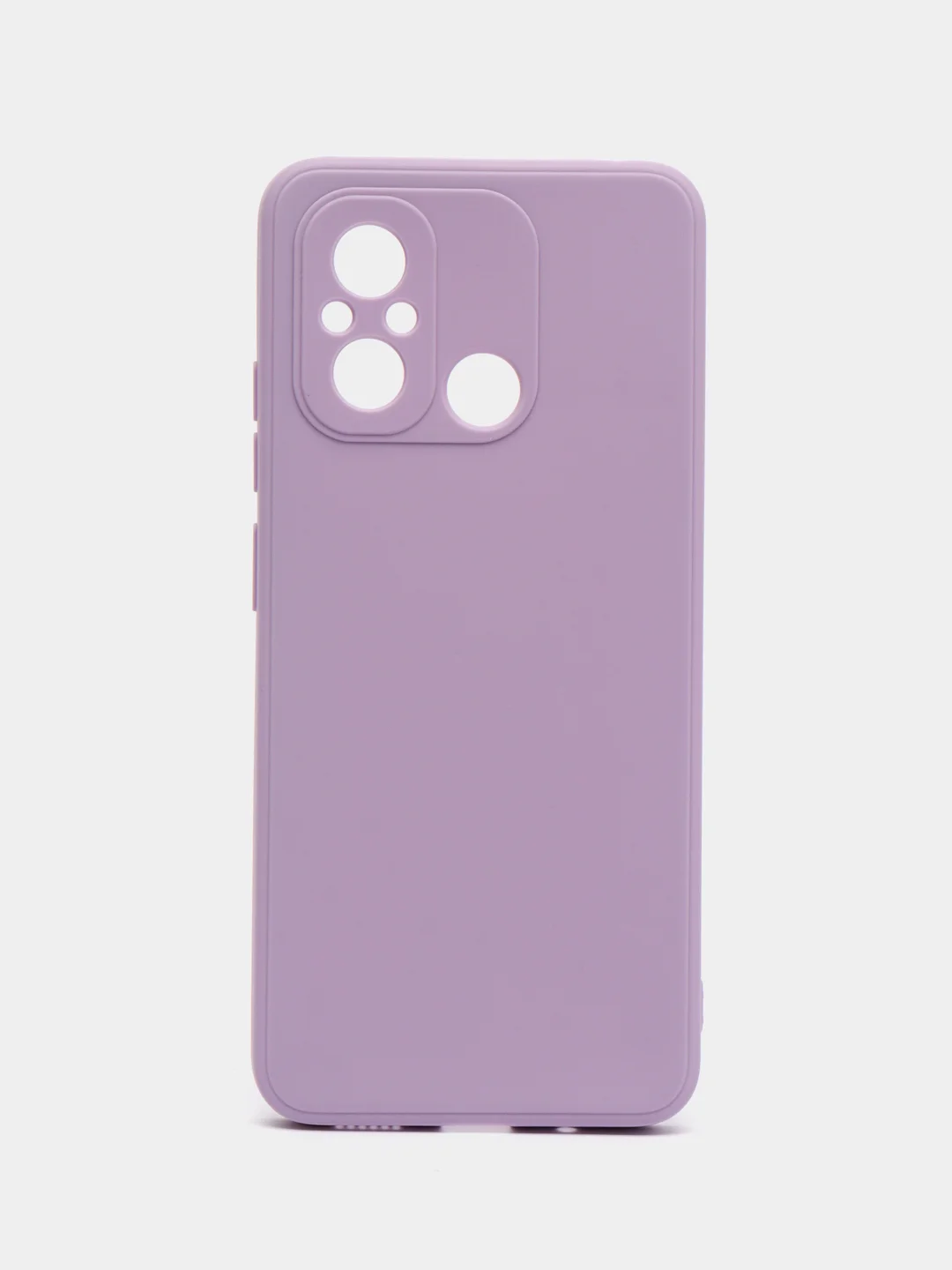 Лавандовый чехол для Xiaomi Redmi 12C (Редми 12С) , силиконовый, c защитой камеры
