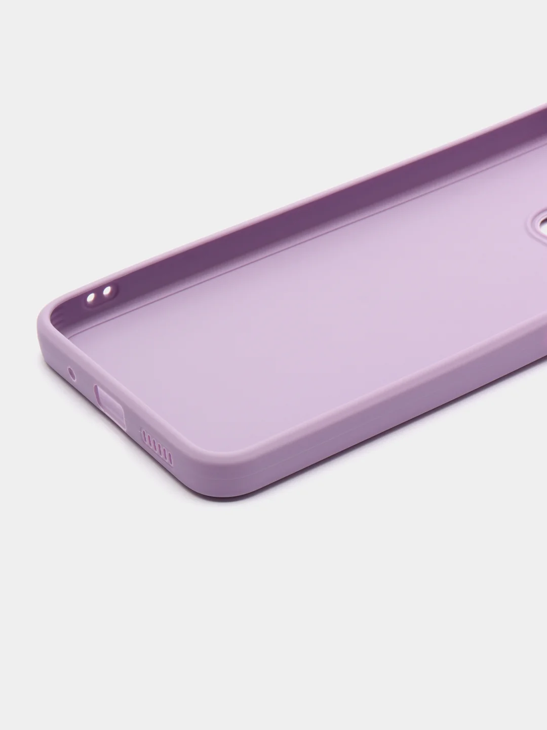 Лавандовый чехол для Xiaomi Redmi 12C (Редми 12С) , силиконовый, c защитой камеры