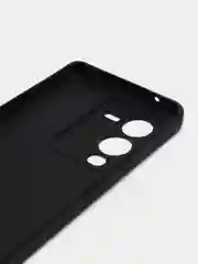 Черный чехол для Vivo V25 Pro 5G силиконовый (Виво В25 про 5джи)  с защитой камеры