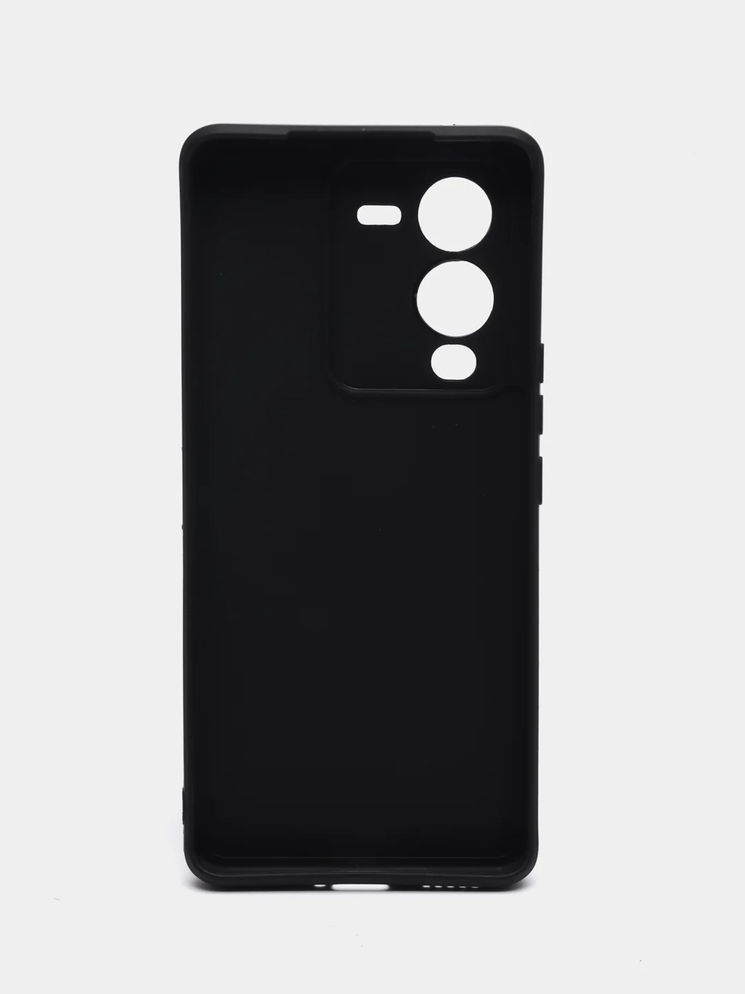 Черный чехол для Vivo V25 Pro 5G силиконовый (Виво В25 про 5джи)  с защитой камеры
