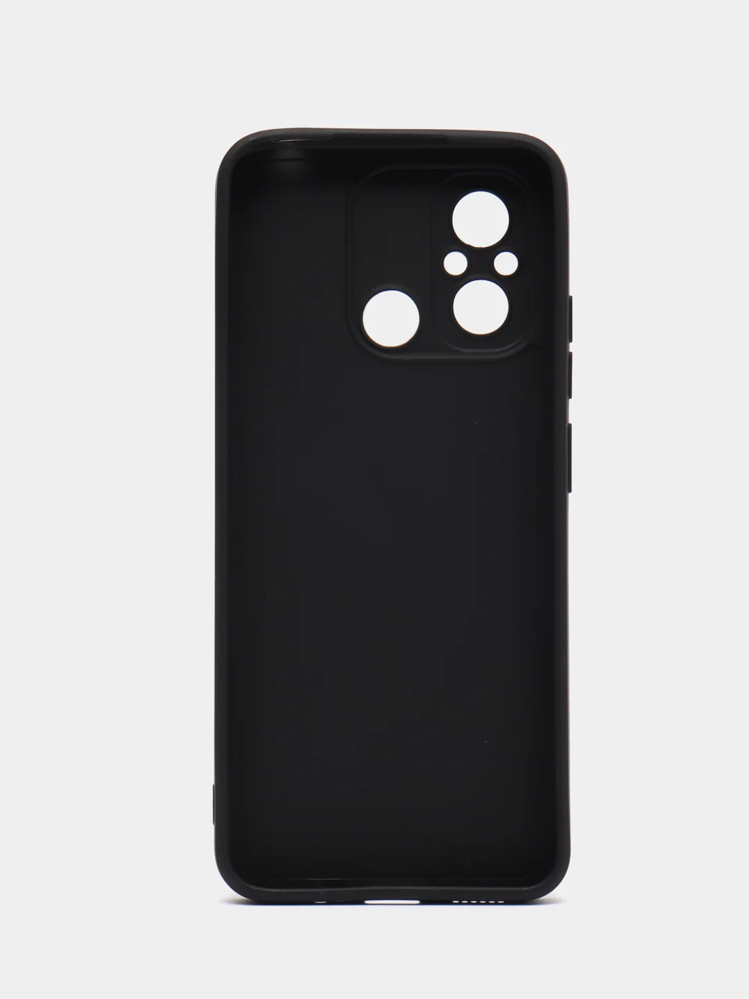 Черный чехол для Xiaomi Redmi 12C (Редми 12С) , силиконовый, c защитой камеры