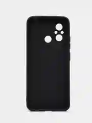 Черный чехол для Xiaomi Redmi 12C (Редми 12С) , силиконовый, c защитой камеры