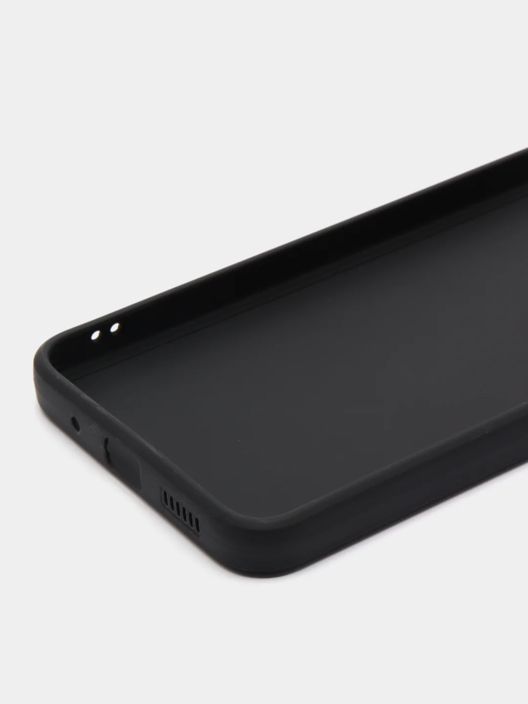 Черный чехол для Xiaomi Redmi 12C (Редми 12С) , силиконовый, c защитой камеры